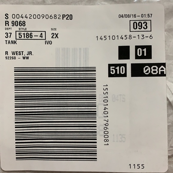 Women’s Within Cami Sz 2X women’s plus Size ivory cotton stretch lace trim boho - Picture 12 of 12